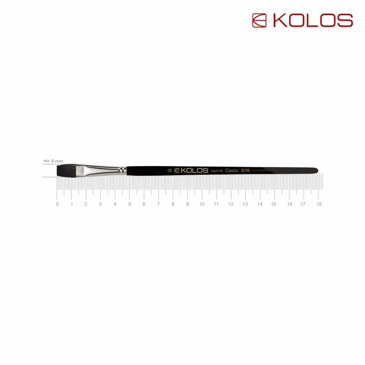 Kolos Classic 3016 Плоска четка за коса от катерица — изображение 6