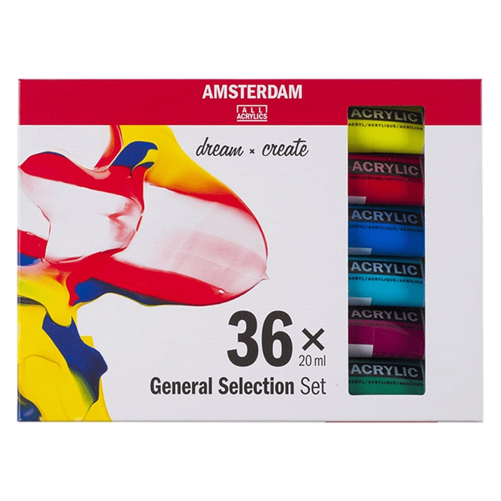 Комплект акрилни бои AMSTERDAM dream and create 36 x 20 мл — изображение 1