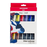 Комплект акрилни бои AMSTERDAM Urban Landscape - 12 x 20 ml — изображение 1