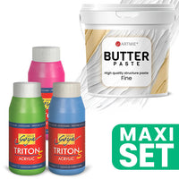 Комплект акрилни бои ARTMIE Butter 3D Paste и TRITON S — изображение 1