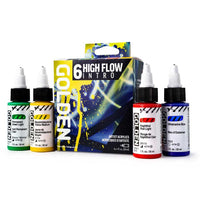 Комплект акрилни бои Golden High Flow Intro 6 x 30 ml
