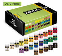 Комплект акрилни бои Kompozit STANDART 24 x 20 ml