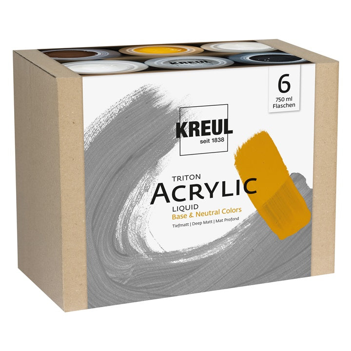 Комплект акрилни бои KREUL Triton — изображение 1