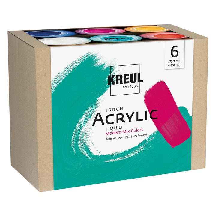Комплект акрилни бои KREUL Triton — изображение 1