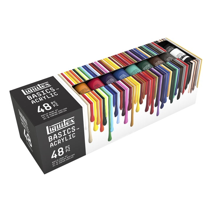 Комплект акрилни бои Liquitex Basics - 48x22 мл — изображение 1