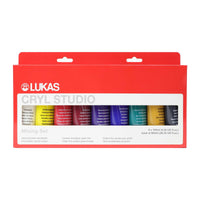Комплект акрилни бои LUKAS Cryl Studio 9 x 100 ml – 1