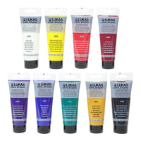 Комплект акрилни бои LUKAS Cryl Studio 9 x 100 ml