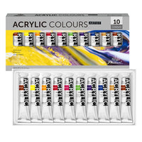 Комплект акрилни бои Phoenix Artist 10 x 22 ml