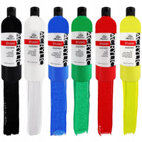 Комплект акрилни бои Phoenix Studio 6 x 500 ml