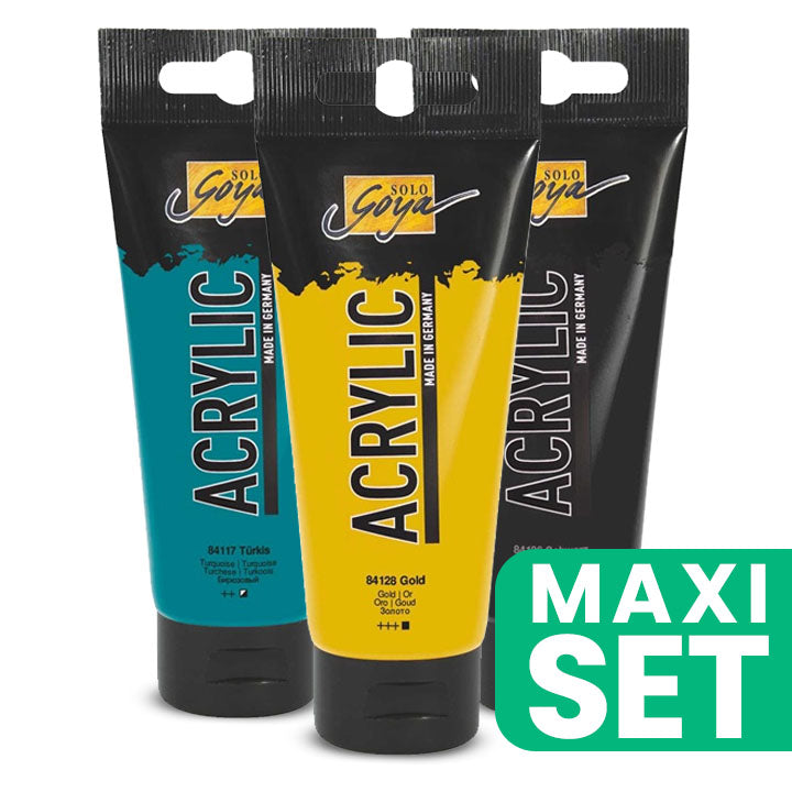 Комплект акрилни бои Solo Goya 3x100 ml - Greek Holiday — изображение 1