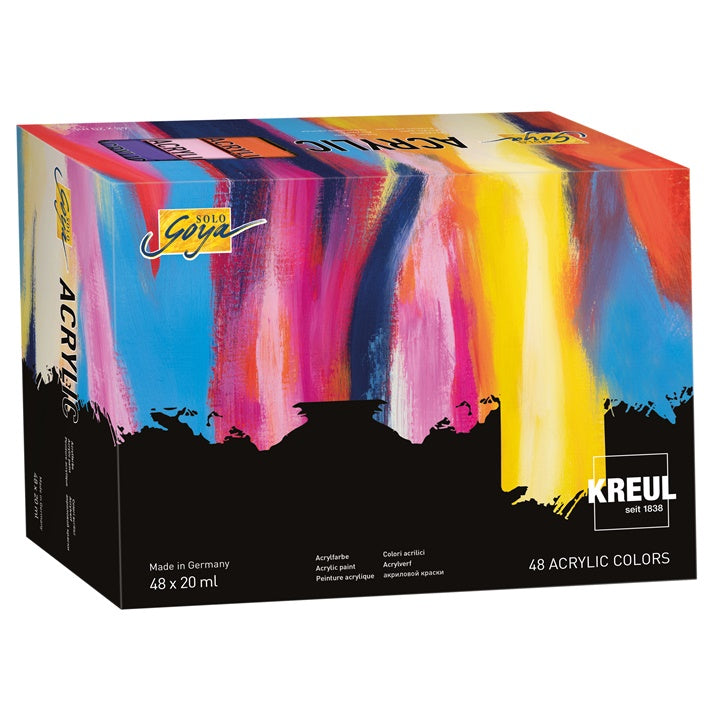 Комплект акрилни бои Solo Goya KREUL 48 x 20 ml — изображение 1