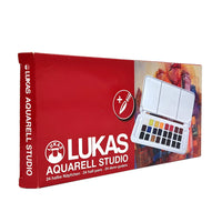 Комплект акварелни бои LUKAS Studio в пластмасова кутия - 24 бр.