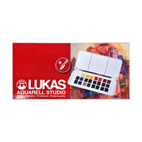 Комплект акварелни бои LUKAS Studio в пластмасова кутия - 24 бр.
