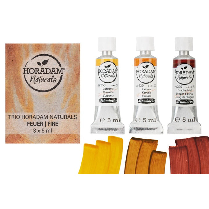 Комплект акварелни бои Trio Fire HORADAM Naturals — изображение 2