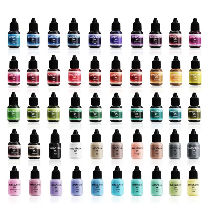 Комплект алкохолни мастила KAMENSKAYA MINI 50 x 5 ml — изображение 2