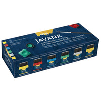 Комплект блестящи бои за светъл и тъмен текстил JAVANA KREUL - Basic Colors - 6 броя — изображение 1