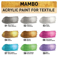 Комплект бои за текстил и кожа Mambo Metallic — изображение 2