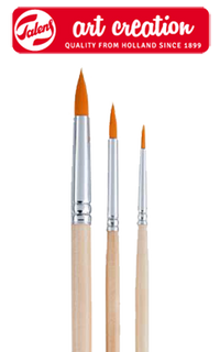 Комплект четки ArtCreation 3 броя със синтетични влакна — изображение 1