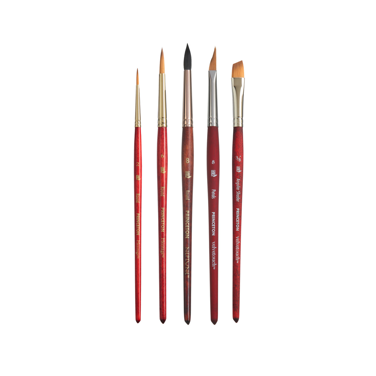 Комплект четки PRINCETON Watercolor Floral – 5 броя