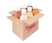 Комплект детски бои JOVI Premium течна темпера 6 x 250 ml телесни тонове