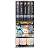 Комплект фломастери Chameleon 5 броя - Пастелни тонове — изображение 1