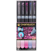 Комплект фломастери Chameleon 5 броя - Цветни тонове — изображение 1