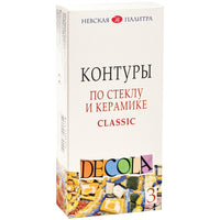 Комплект контур за стъкло и керамика Decola - 3 x 18 мл — изображение 1