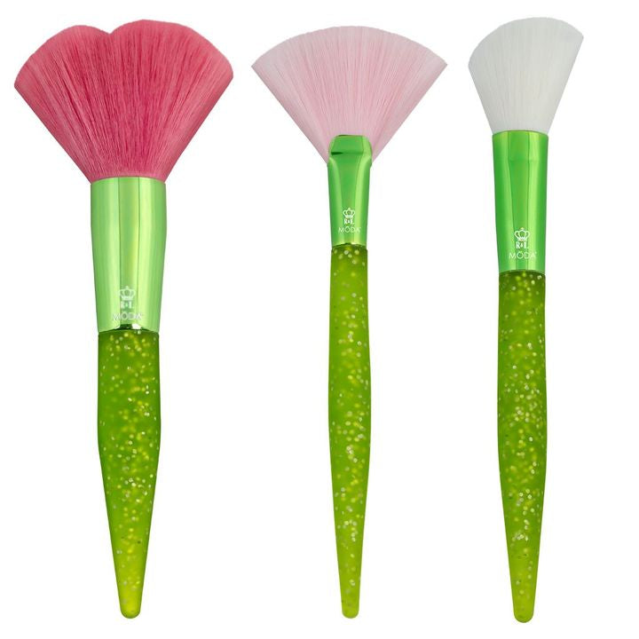 Комплект козметични четки Bouquet set 3 броя — изображение 1