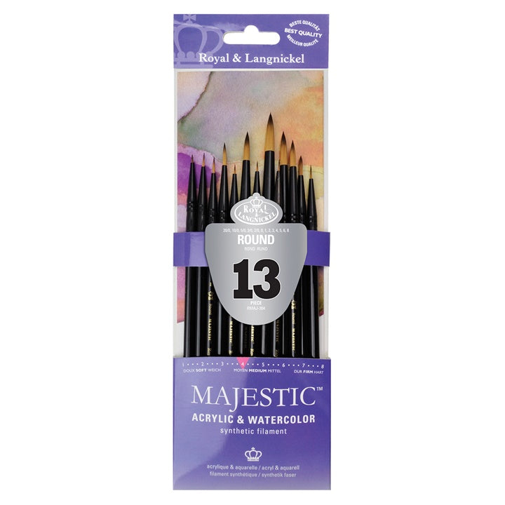 Комплект кръгли четки Royal and Langnickel Majestic — изображение 1