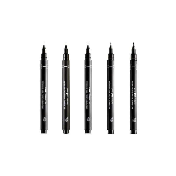 Комплект маркери UNI PIN fineliner Artist Selection 5 бр. — изображение 2