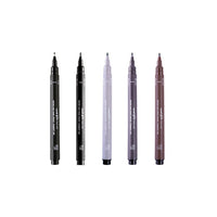 Комплект маркери UNI PIN fineliner Flow and Flourish 5 бр. — изображение 2
