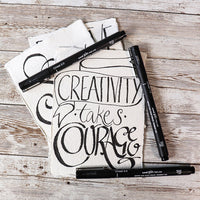 Комплект маркери UNI PIN fineliner Love Lettering 5 бр. — изображение 4