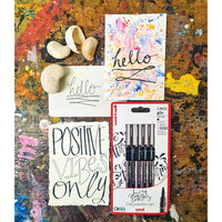 Комплект маркери UNI PIN fineliner Love Lettering 5 бр. — изображение 5
