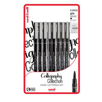 Комплект маркери за калиграфия UNI PIN fineliner 8 бр. — изображение 1