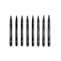 Комплект маркери за калиграфия UNI PIN fineliner 8 бр. — изображение 2