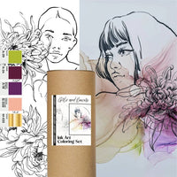 Комплект мастило KAMENSKAYA 'GIRLS AND FLOWERS' — изображение 1