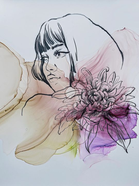 Комплект мастило KAMENSKAYA 'GIRLS AND FLOWERS' — изображение 5