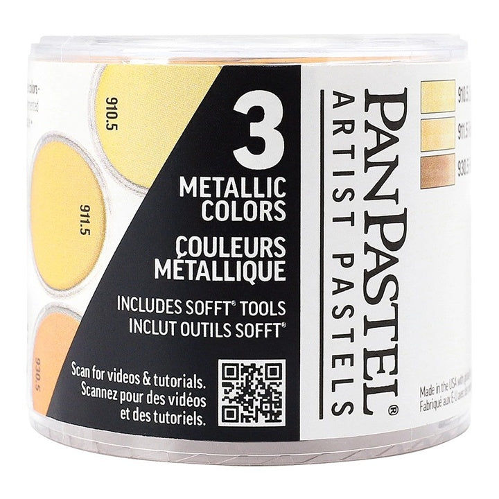 Комплект метални пастели PanPastel - златист — изображение 1