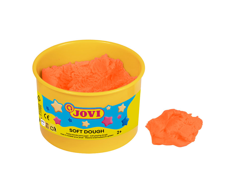 Комплект моделираща маса JOVI Soft Dough неонови цветове 6 x 460 g