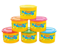 Комплект моделираща маса JOVI Soft Dough неонови цветове 6 x 460 g