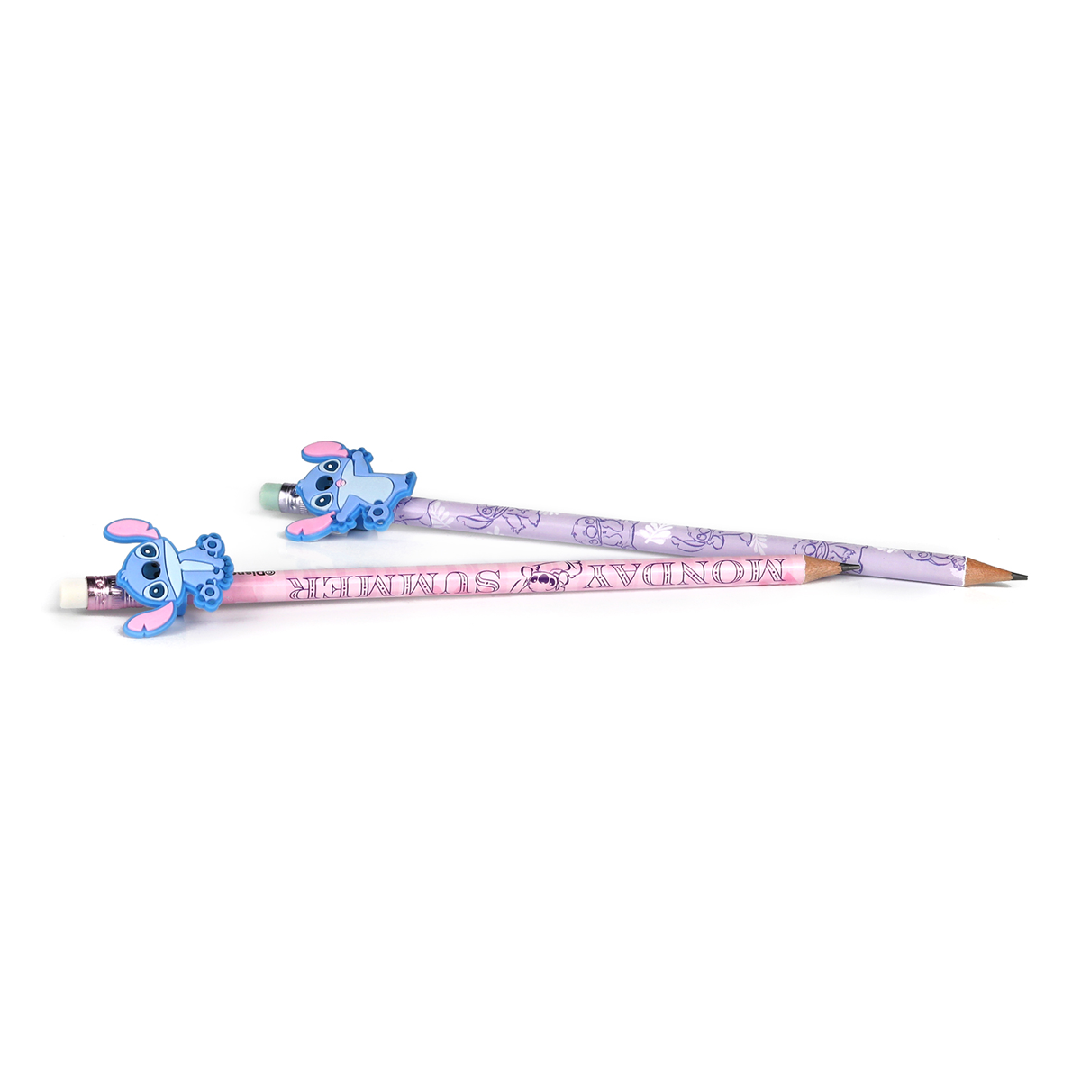 Комплект моливи Colorino Stitch Pastel 3, кръгли с гумичка