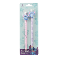 Комплект моливи Colorino Stitch Pastel 3, кръгли с гумичка