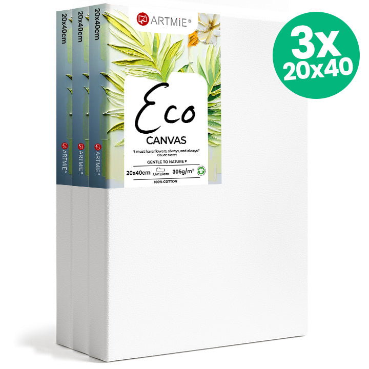 Комплект от 3 платна за рисуване ECO 20x40 cm — изображение 1