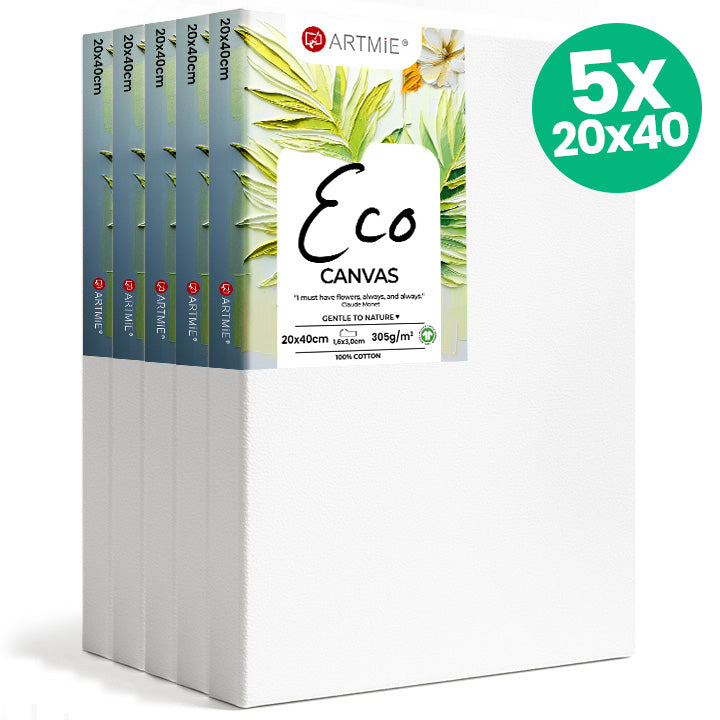 Комплект от 5 платна за рисуване ECO 20x40 cm — изображение 1