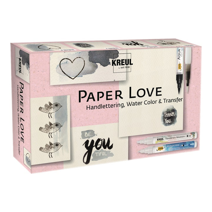 Комплект Paper Love KREUL  за hand lettering - 6 части — изображение 1