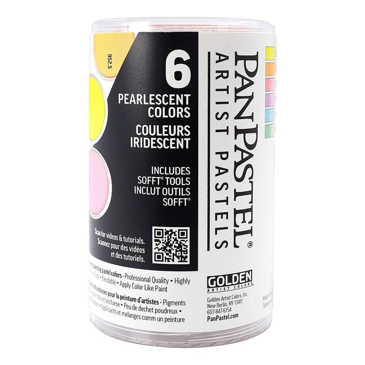 Комплект перлени нюанси PanPastel - златист, 6 части — изображение 1