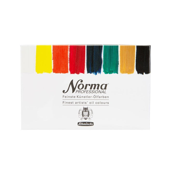 Комплект професионални маслени бои в туби Schmincke Norma Professional 8 x 35 ml — изображение 1