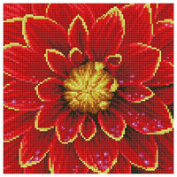 Комплект с перли Diamond Painting - Далия 30,5 х 30,5 см — изображение 1
