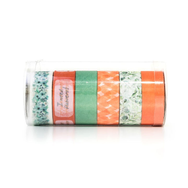Комплект самозалепващи се Washi ленти 6 х 2.5 м — изображение 5