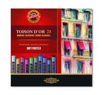 Комплект сухи пастели TOISON D OR - 24 броя — изображение 1